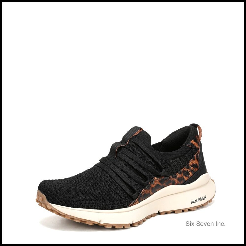 Slip-On Sneakers with Zipper Sporty Casual Walking Everyday Wear Comfort